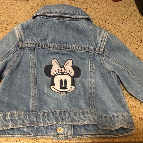 6-12 Month Baby Girl GAP Minnie Mouse Denim Jacket. - Picture 4 of 10
